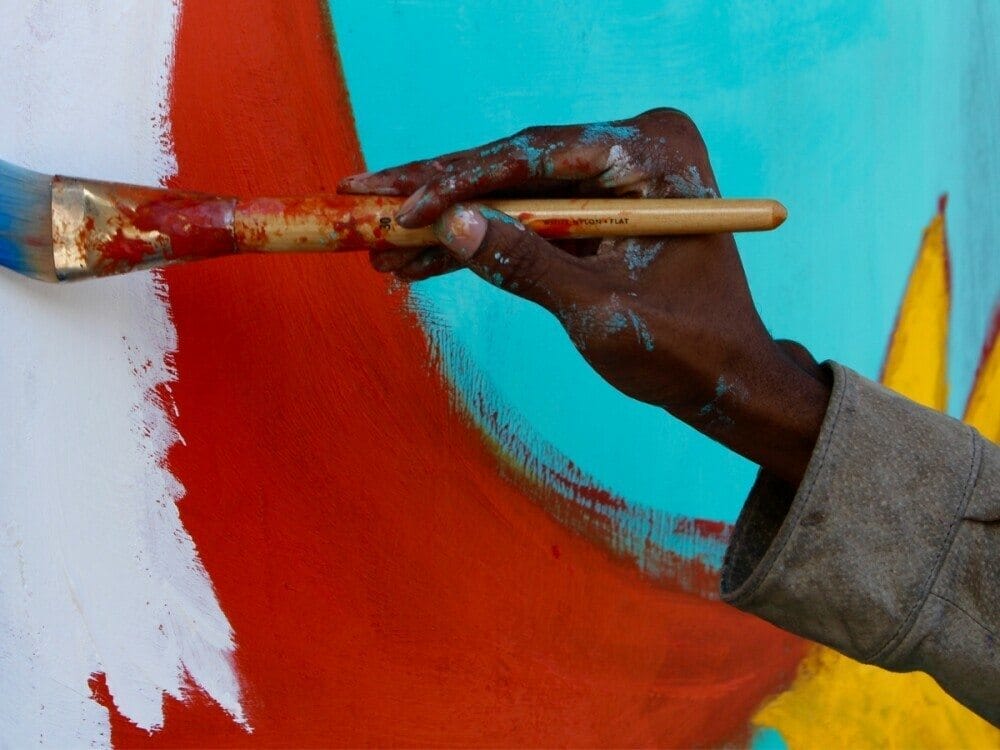 Significance of color choice in painting 